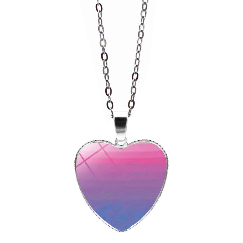 Love pendant sweater chain