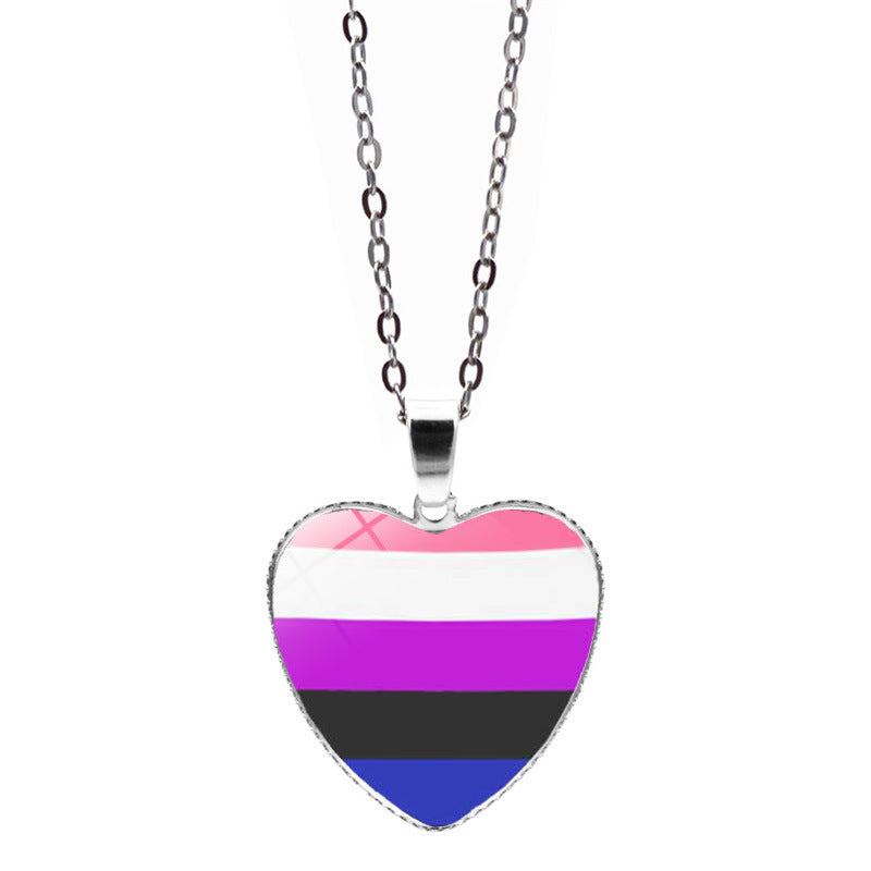 Love pendant sweater chain