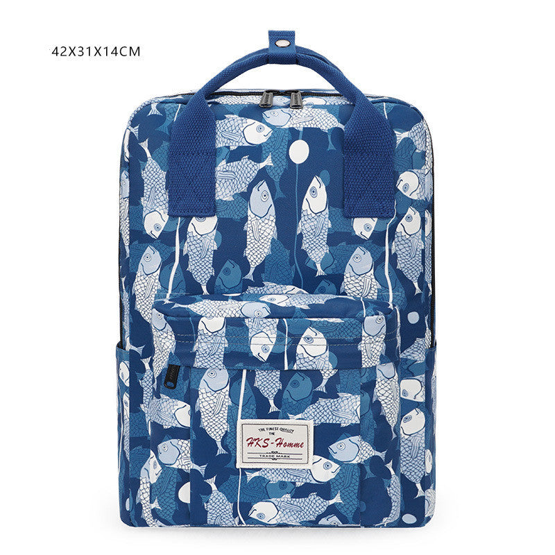 Printed Backpack For Women Computer Backpack For Men