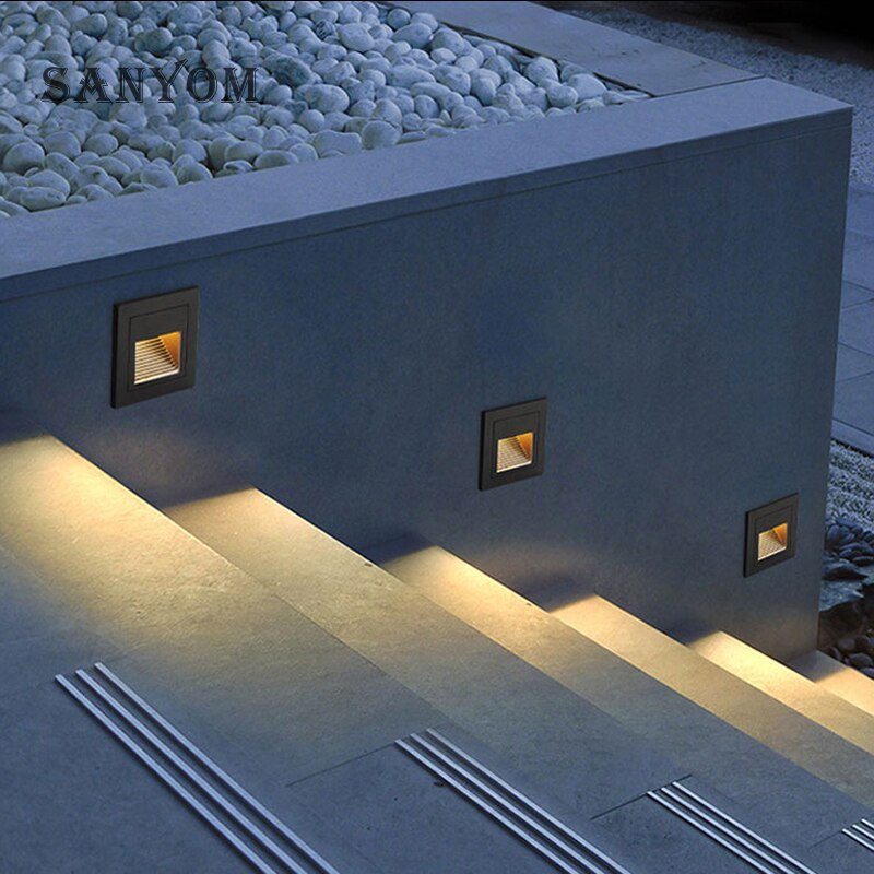 LED Outdoor Waterproof Footlight Step Light