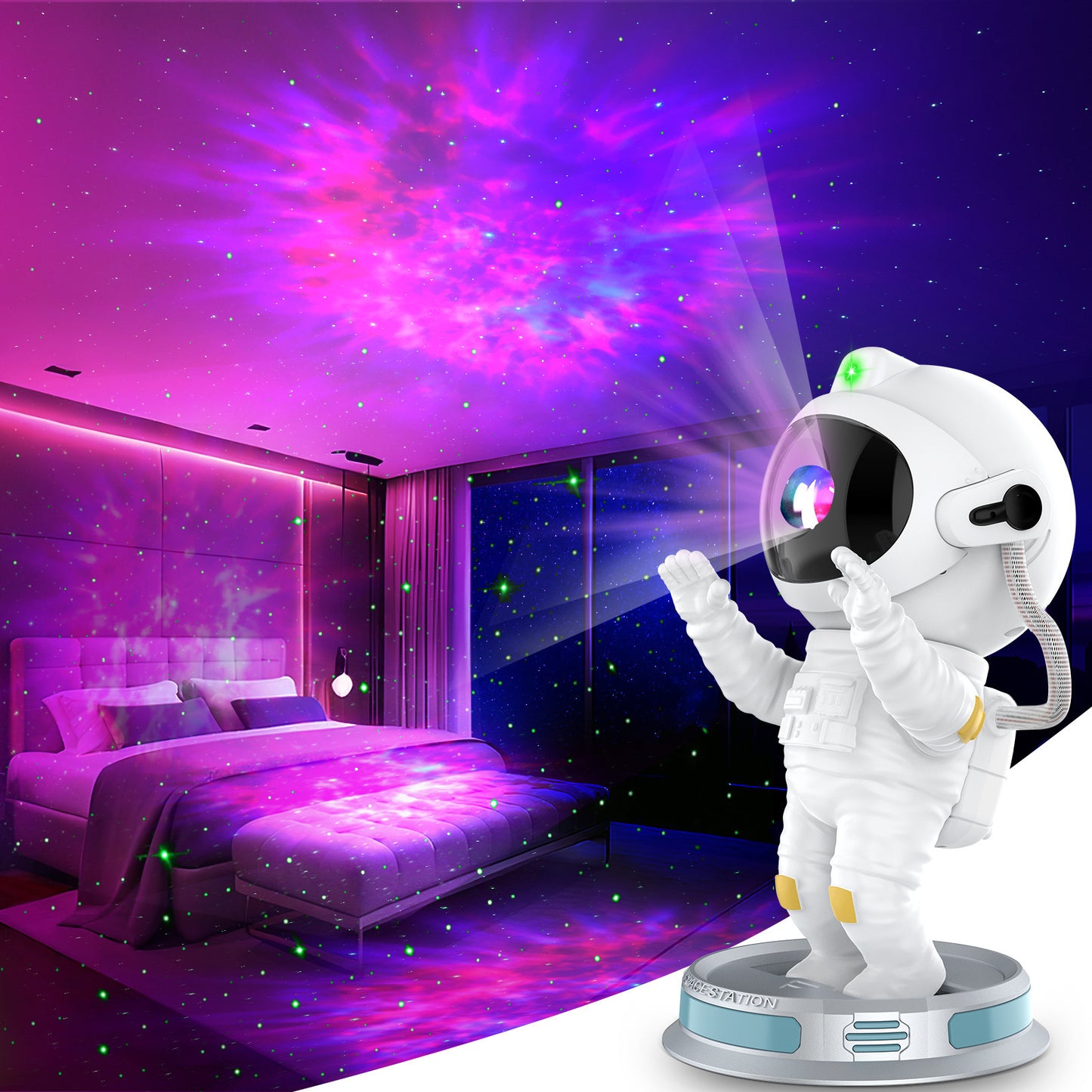 Astronaut Starlight Projection Lamp Northern Lights Projector