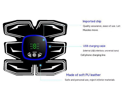 New Rechargeable  Fitness Device Abdominal Muscle Patch